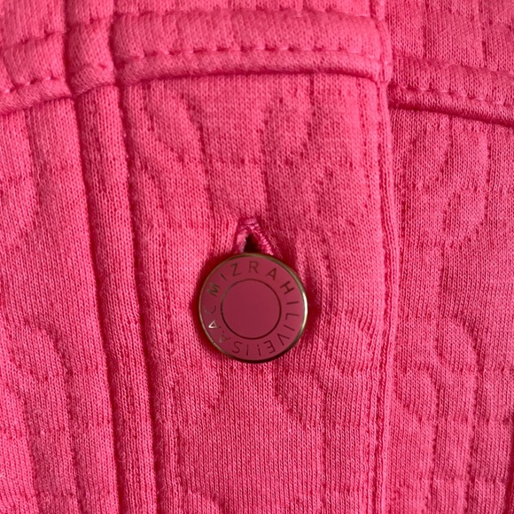 Isaac Mizrah Live Textured, Coral, Jean Jacket Style Jacket, Sz XS - Picture 4 of 10